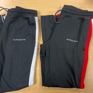 Two pairs of alphalete joggers